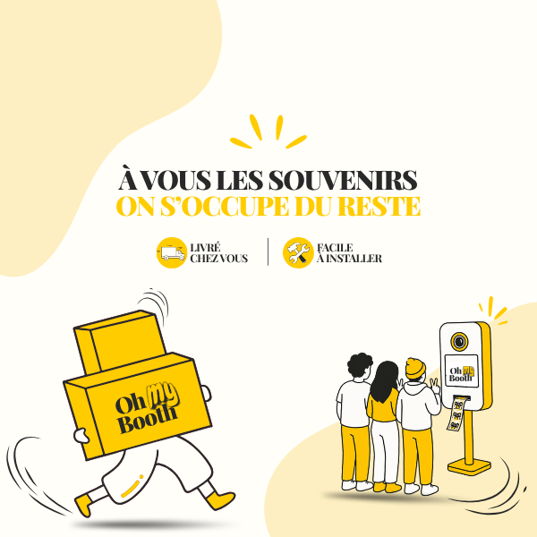À vous les souvenirs, on s’occupe du reste. Livré chez vous, facile à installer.