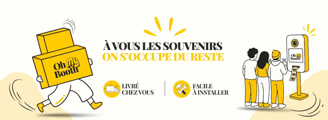 À vous les souvenirs, on s'occupe du reste. Livré chez vous, facile à installer.